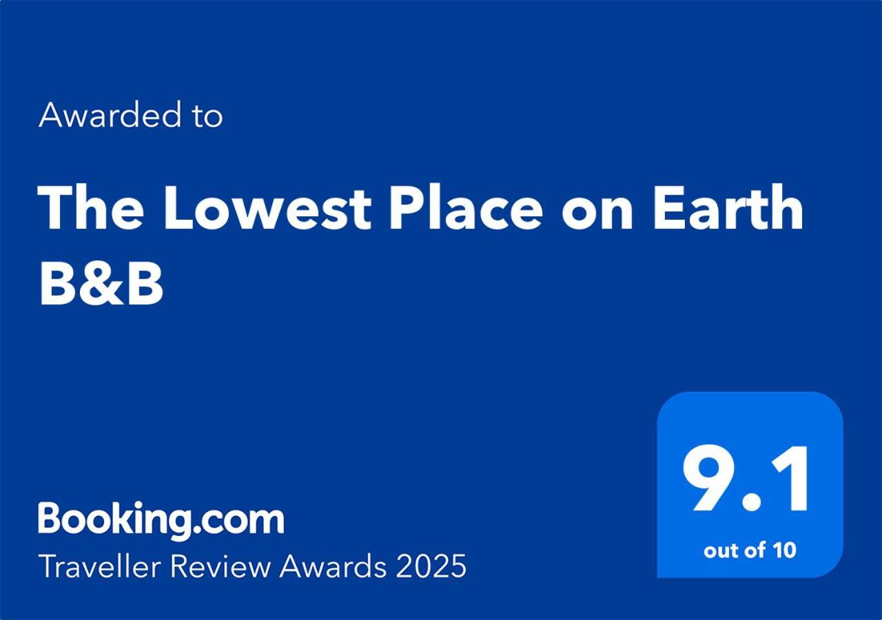 The Lowest Place On Earth B&B Neot HaKikar Bagian luar foto